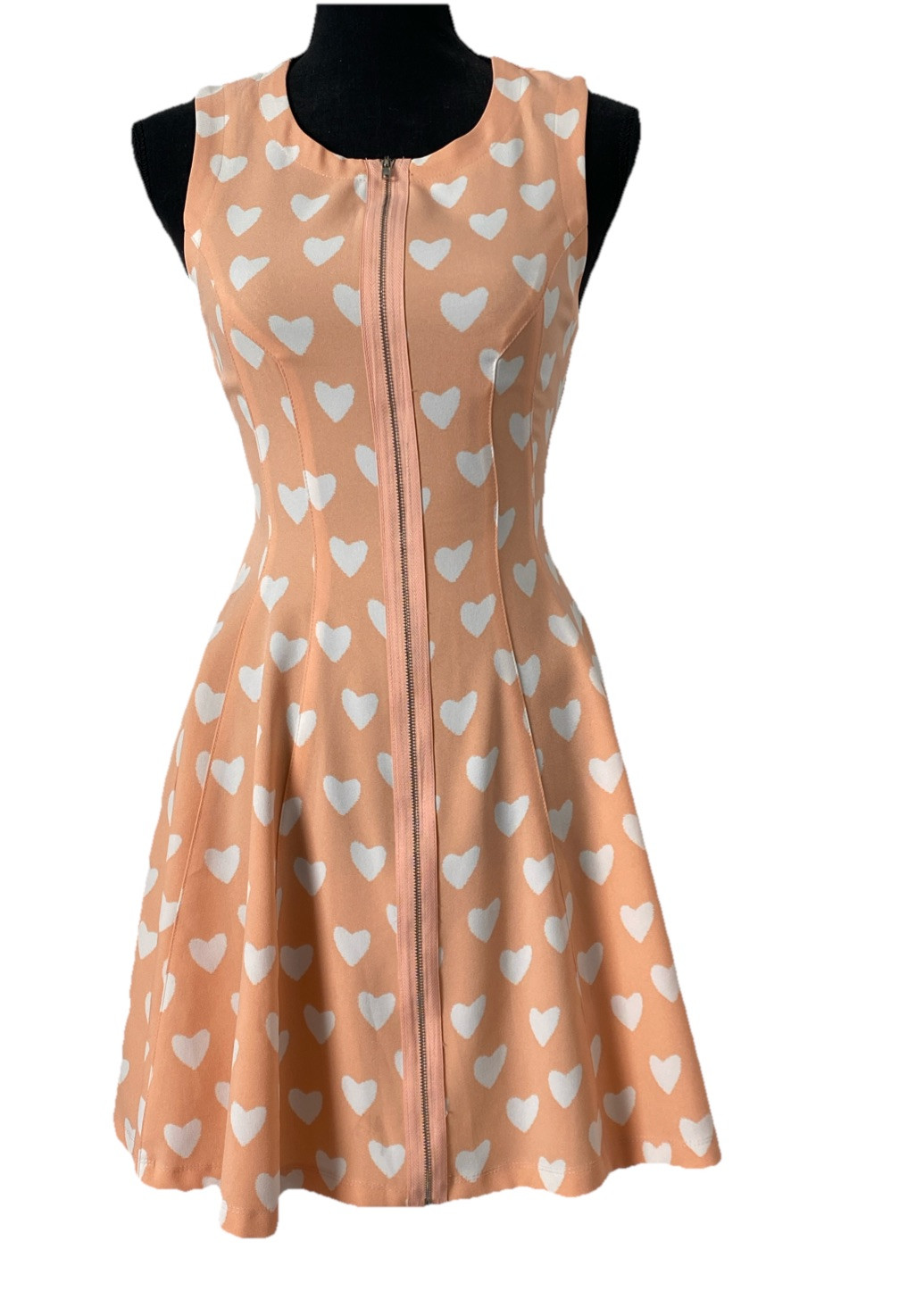 Women’s Love Culture Peach Heart Dress Small