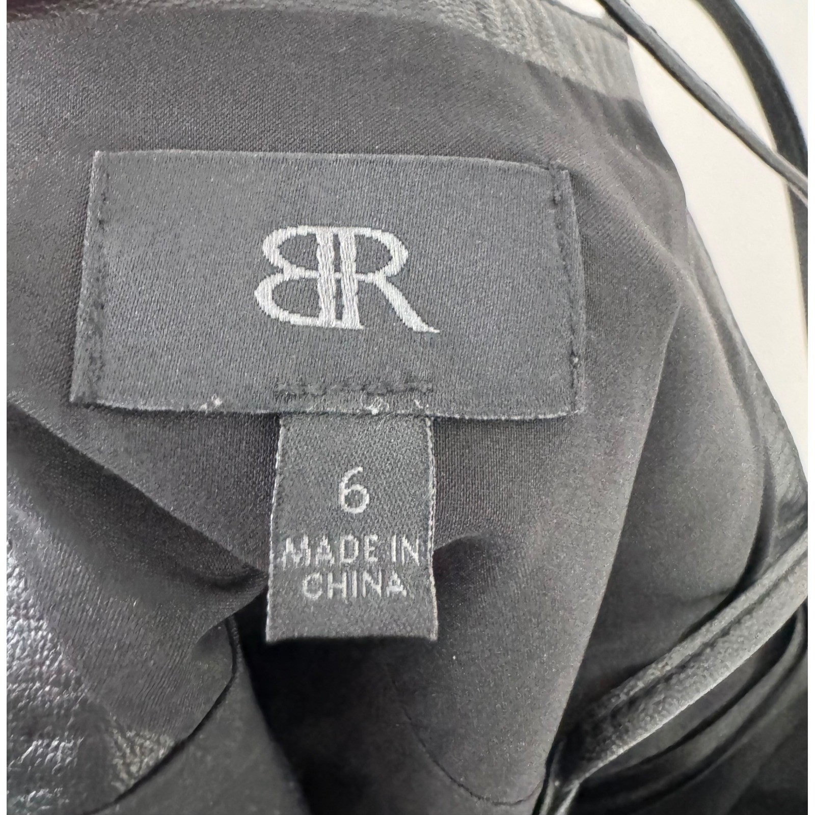 Banana Republic monogram lamb leather dress whimsigoth fairy black sz 6