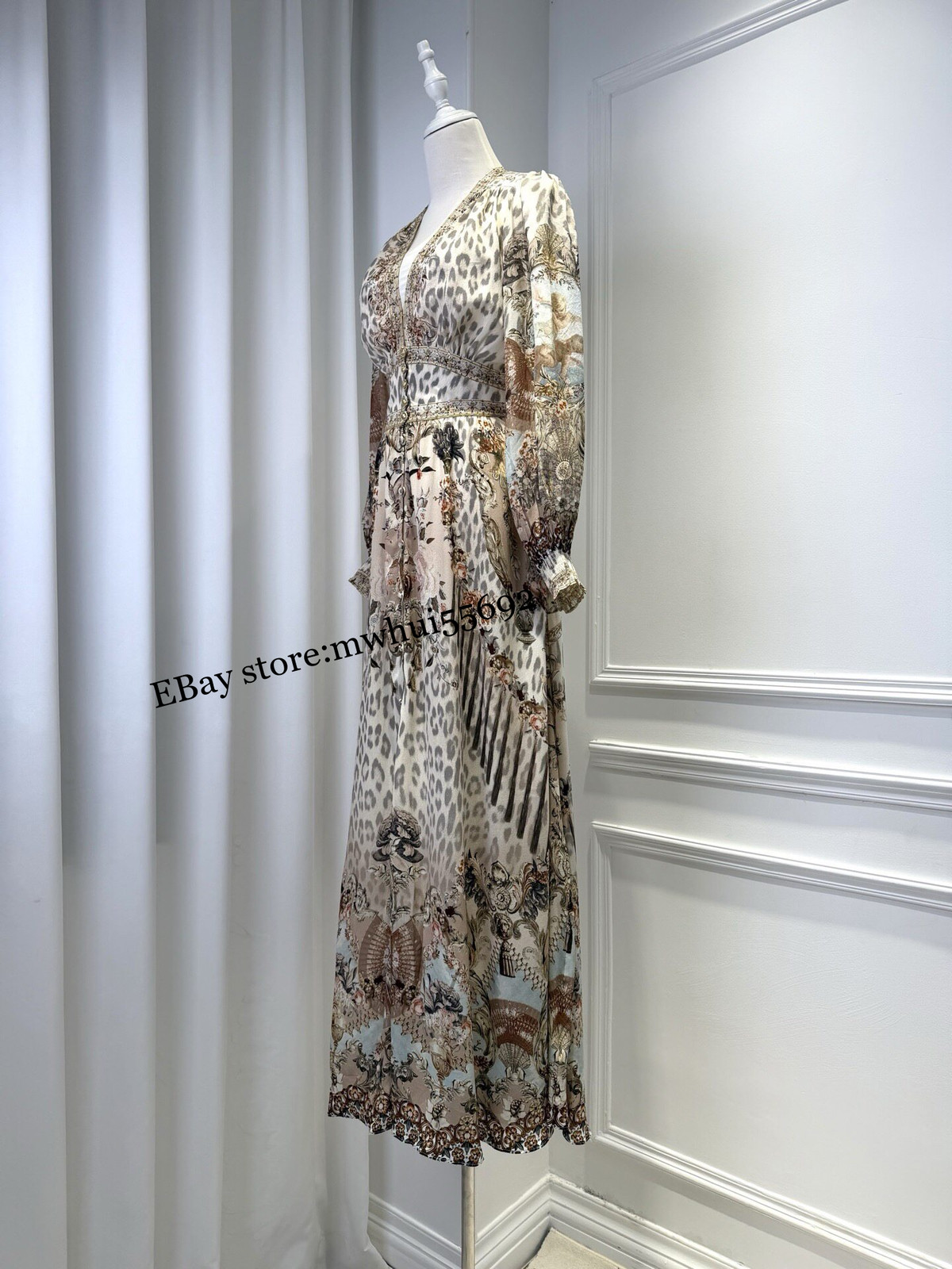 CAMILLA 2026 Maxi Dresses Luxury Elegant Temperament Slim Holiday Print Dress