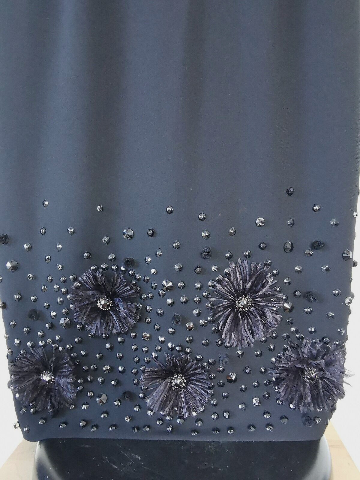 RRP €559 ✨ MAX MARA Embellished Triacetate dress US2_ It36_ De32_ Uk4_ Fr34