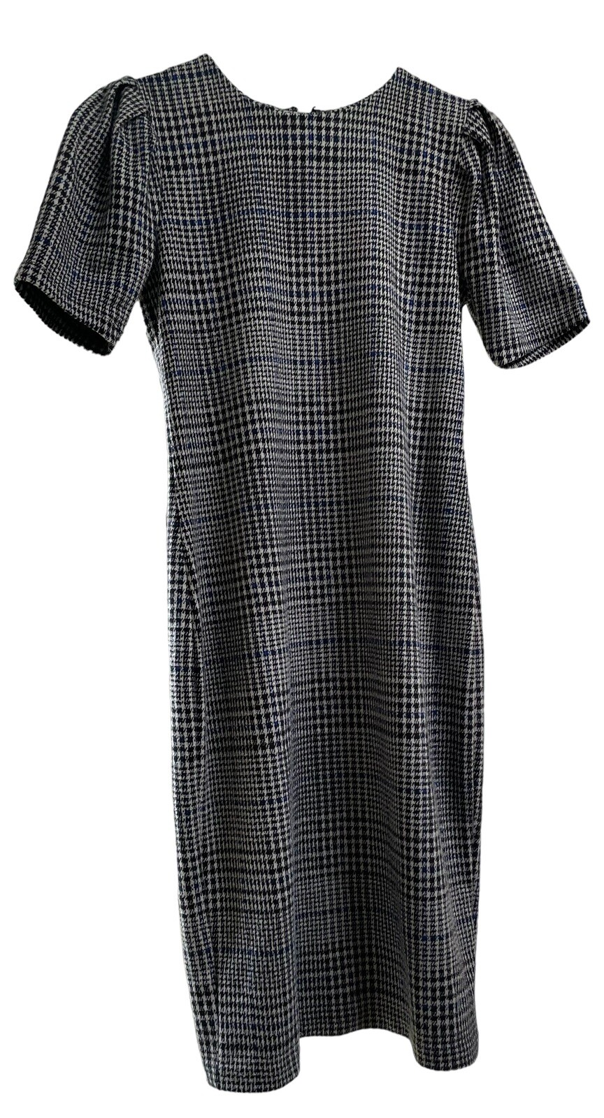 Lauren Ralph Lauren Glen Plaid Jacquard Knit Dress Women Size Small