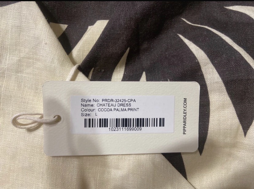 Pippa Ridley Chateau Mini Dress Cocoa Palma Print BNWT AU/UK L US M
