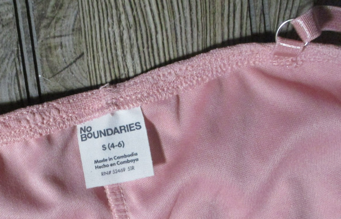 No Boundaries New Womens Pink Lace Trim Spaghetti Strap Maxi Dress Sz Small 4-6