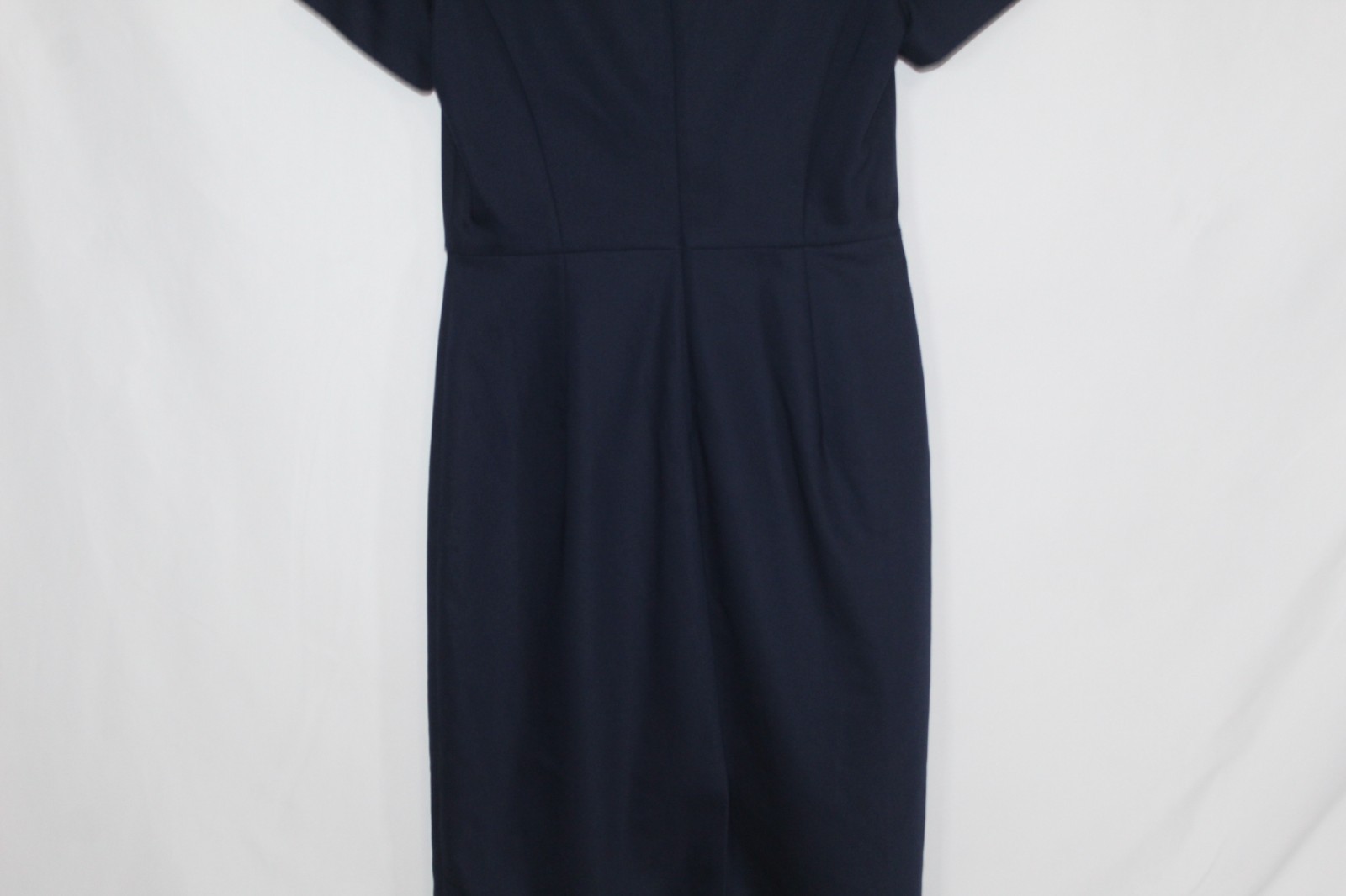 J.Crew women’s navy sheath dress size 4 short sleeve knee length office wear