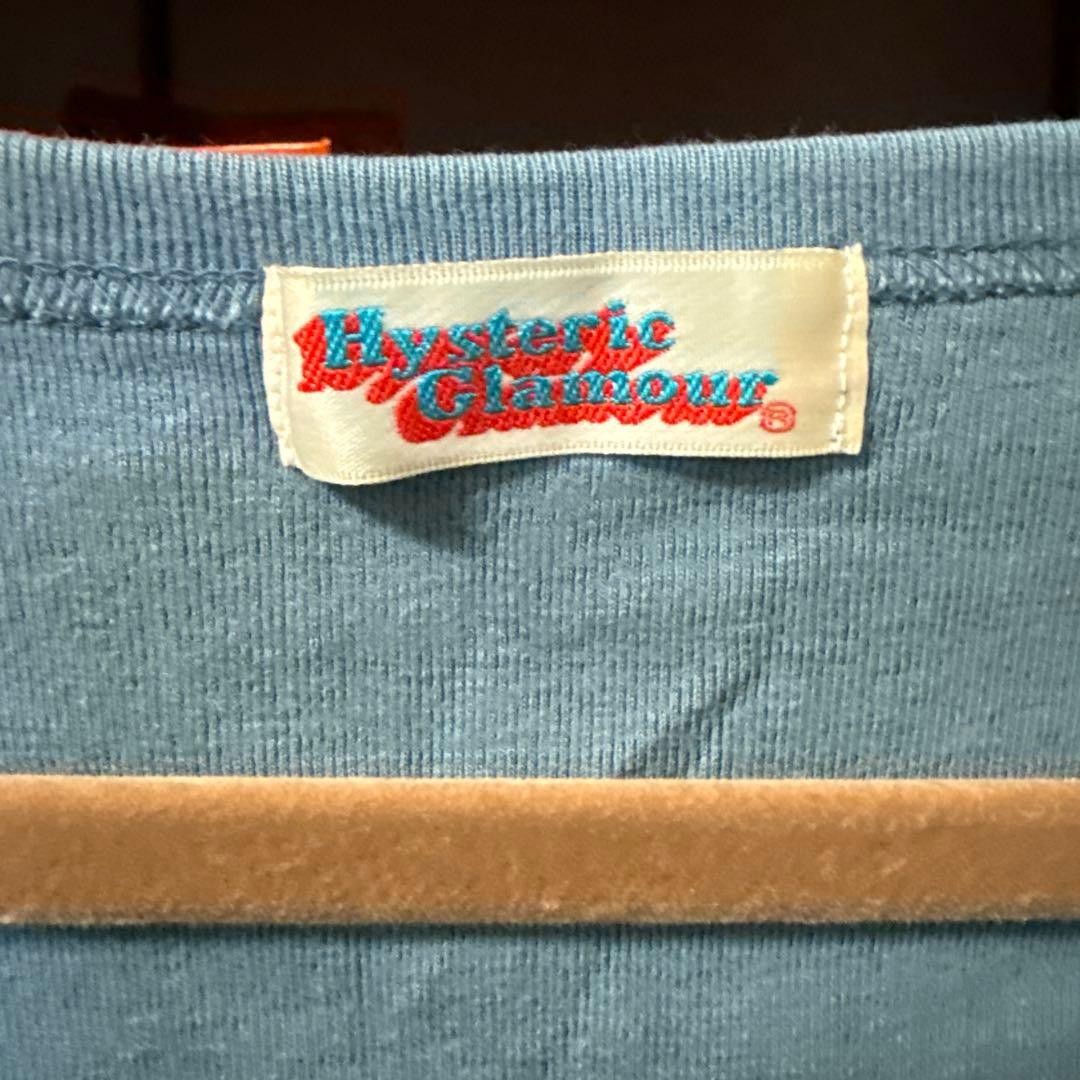 HYSTERIC GLAMOUR light Blue Short-Sleeved mini Dress