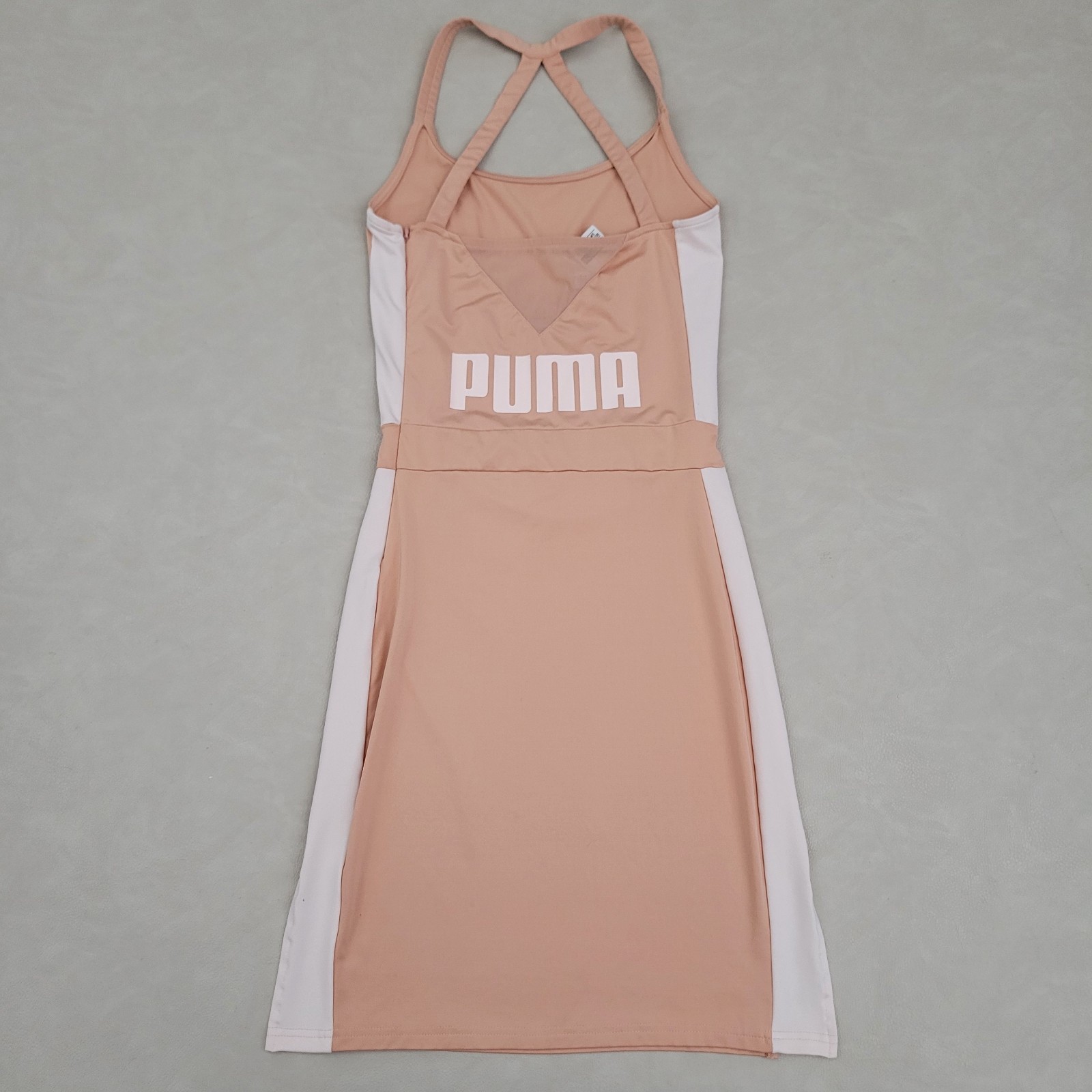 PUMA Womens Size Small Archive T7 Sport Dress Peach