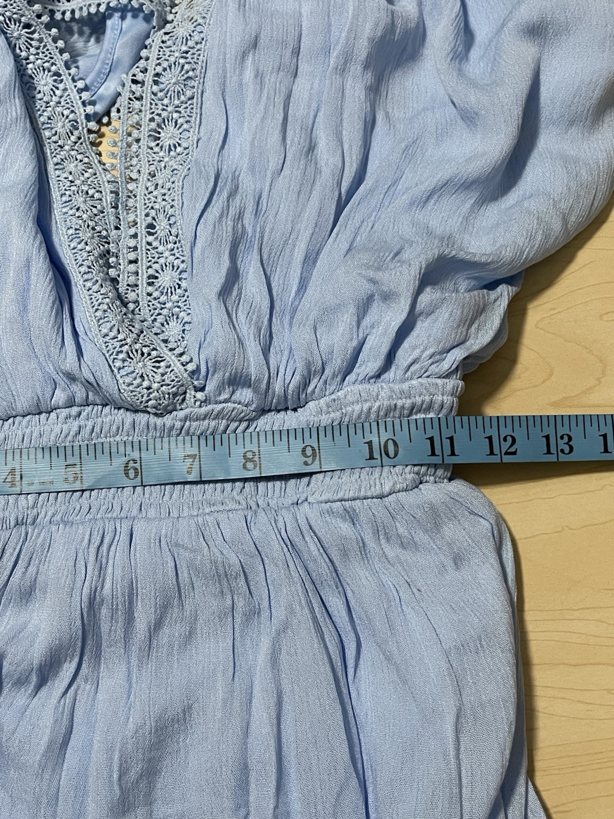 2 women’s dresses: one light blue Shero (size S, wide sleeves) and one white