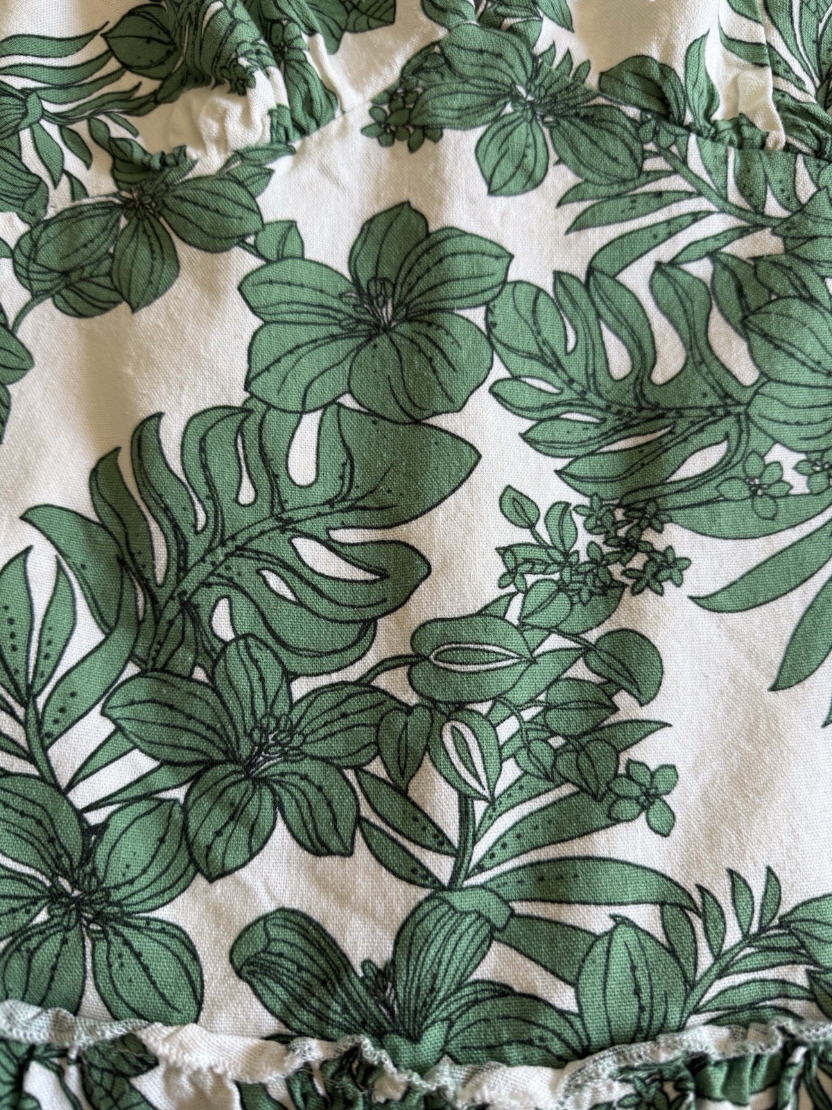 Lush Tropical City Studio Dress XL/8 Plants