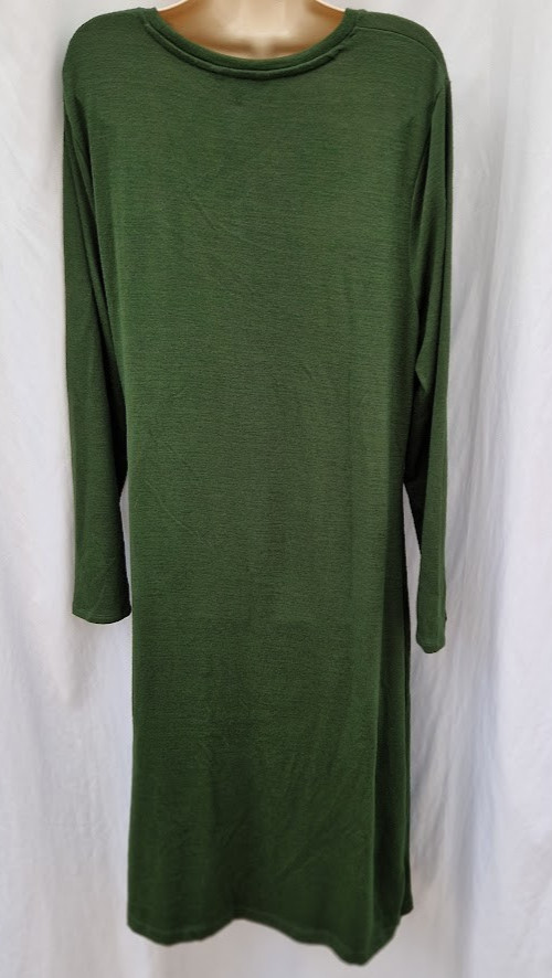 Banana Republic Ruched Midi Dress Green Stretch Occasion UK 16 18 BNWT