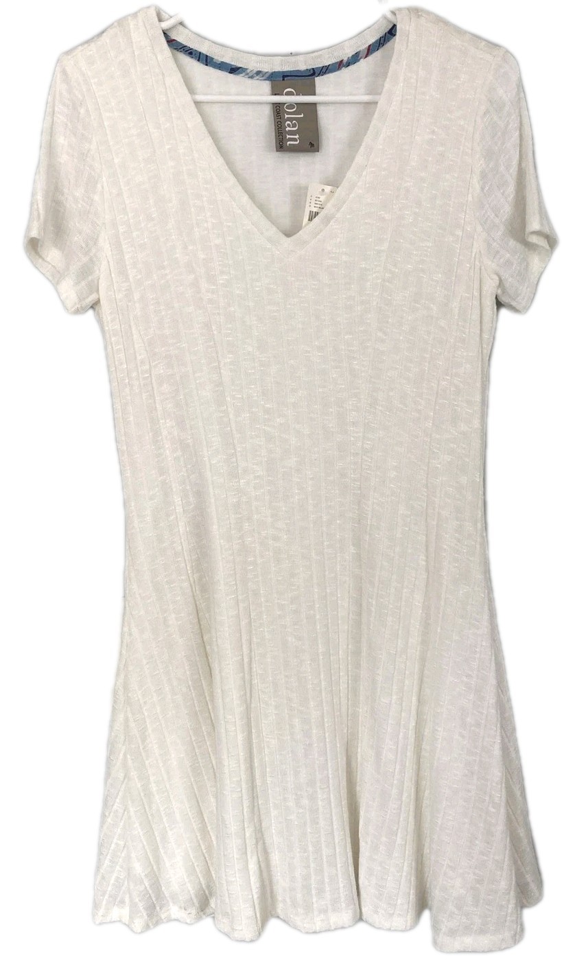 Dolan Left Coast Collection Dress Women M White Fit Flare Tee Anthropologie NWT