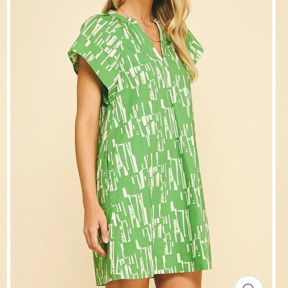 Pinch freya Green White Mini Dress perfect for Masters size M