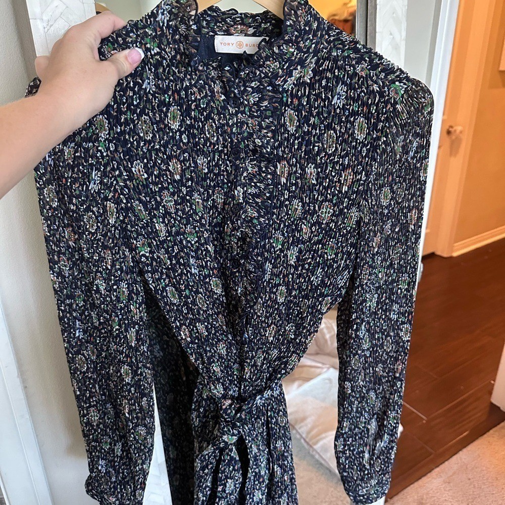 Tory Burch Deneuve Floral Print Dress