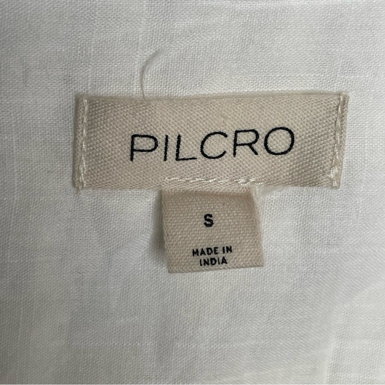 Pilcro Sleeveless Patchwork Midi Dress Eyelet Flowy Cottagecore in Ivory/White S