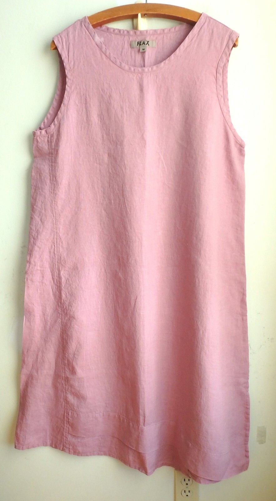 FLAX Designs LINEN DRESS S & L NWT Vancouver Dress BLOSSOM