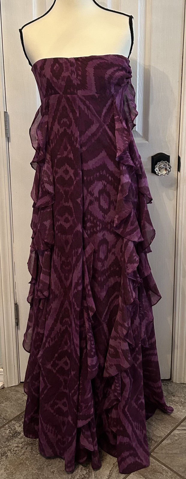 Black Label Lauren Ralph Lauren Karilline Strapless Gown Size 4 Designer see pic