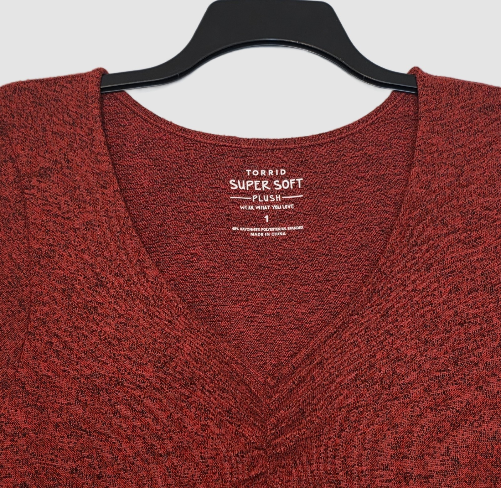 TORRID SUPER SOFT PLUSH Size 1 (XL 14-16) Red Dress