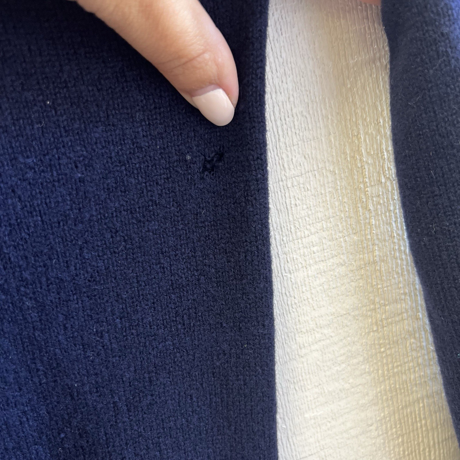 Ralph Lauren Lambswool Turtleneck Long Sleeve Maxi Sweater Dress Navy L