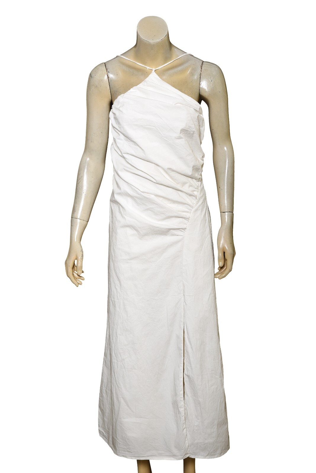 Free people Maia Midi Dress S 6 Women’s Casual Halter Neck Boho Ruched NEW 40834