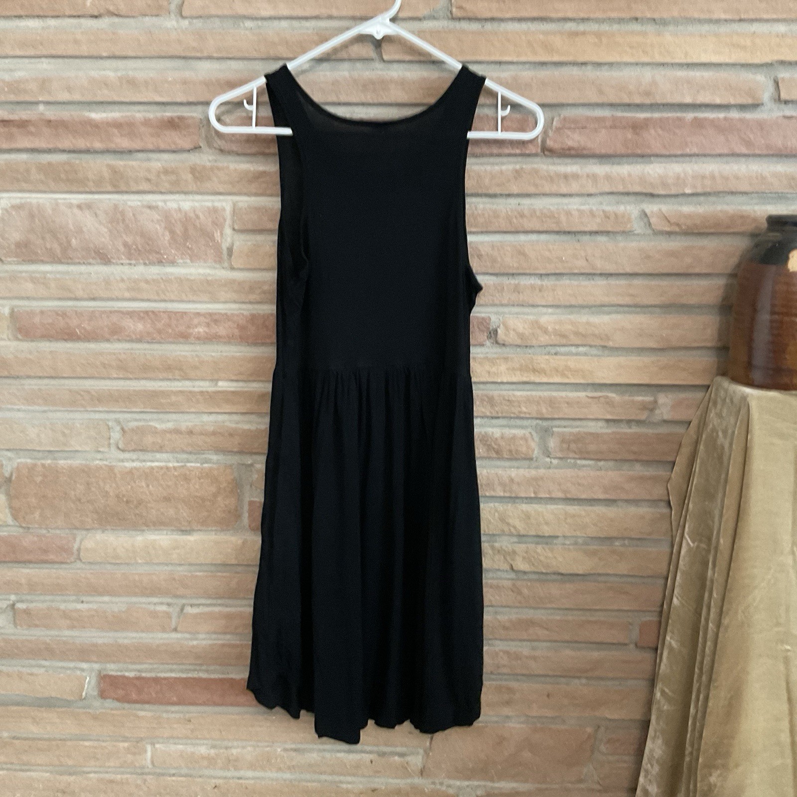 HiMONE Black Stretch Tank Dress XS