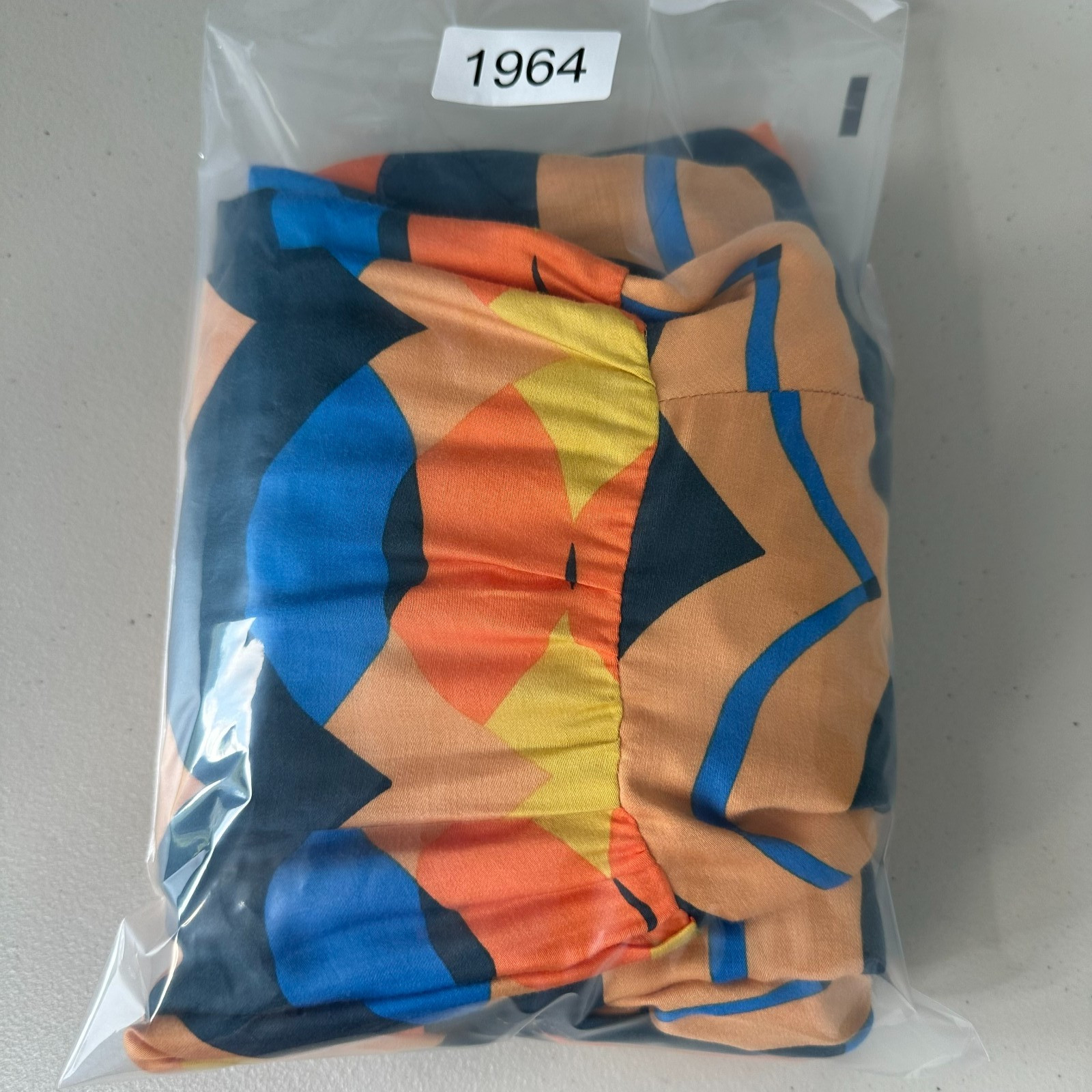 Olivaceous Tie Back Midi Dress Womens Size M Chevron Orange Blue Tiered Boho