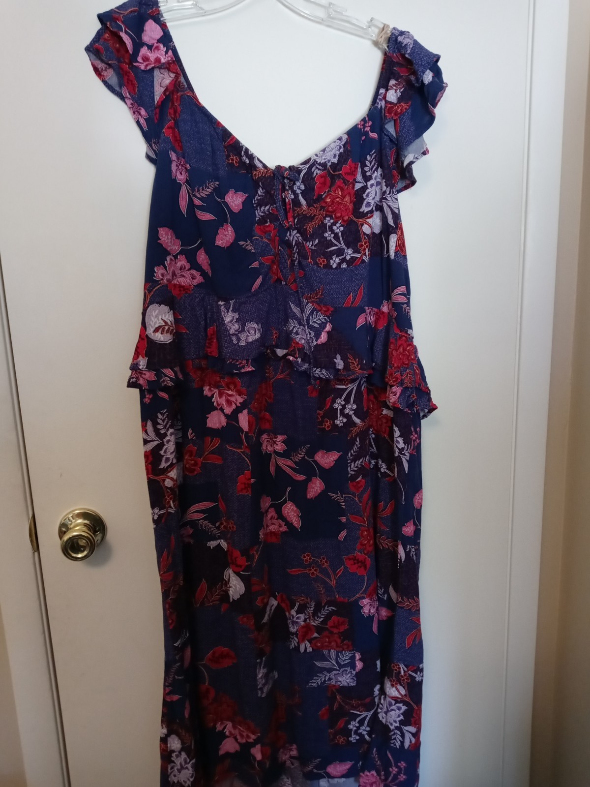 SOFIA JEANS by SOFIA VERGARA ladies plus size floral long dress sz 2X