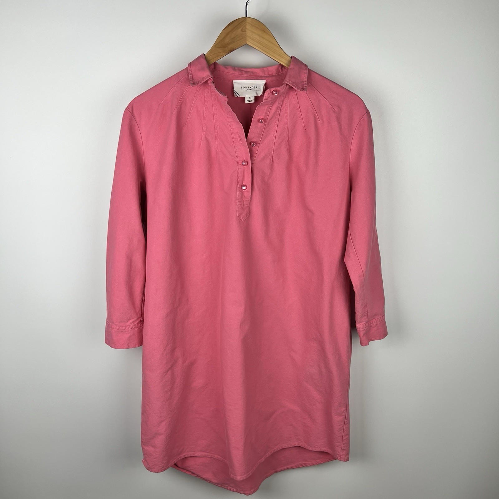Tuckernuck Pomander Place Polly Mini Dress 100% Cotton Coastal Pink Size S
