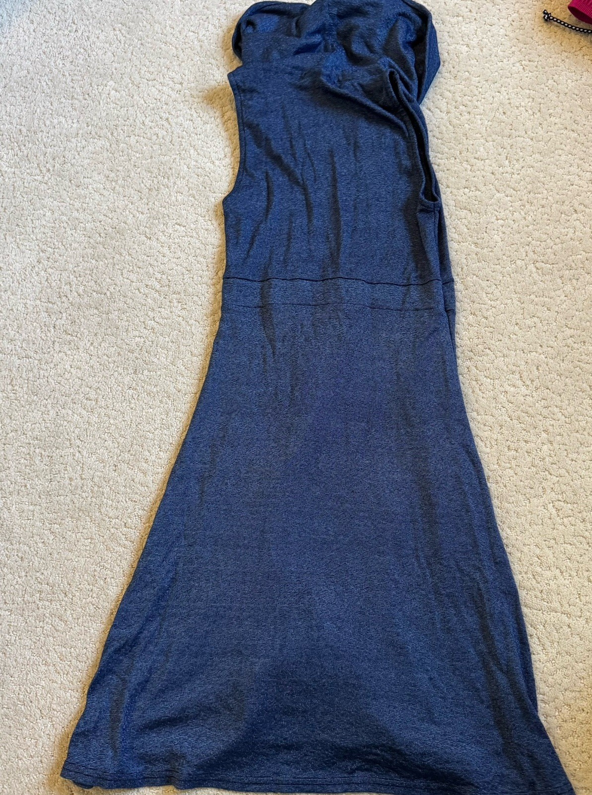 Michael Stars Sleeveless Cowl Neck Dress Blue One Size Fits Most Style 0369 USA