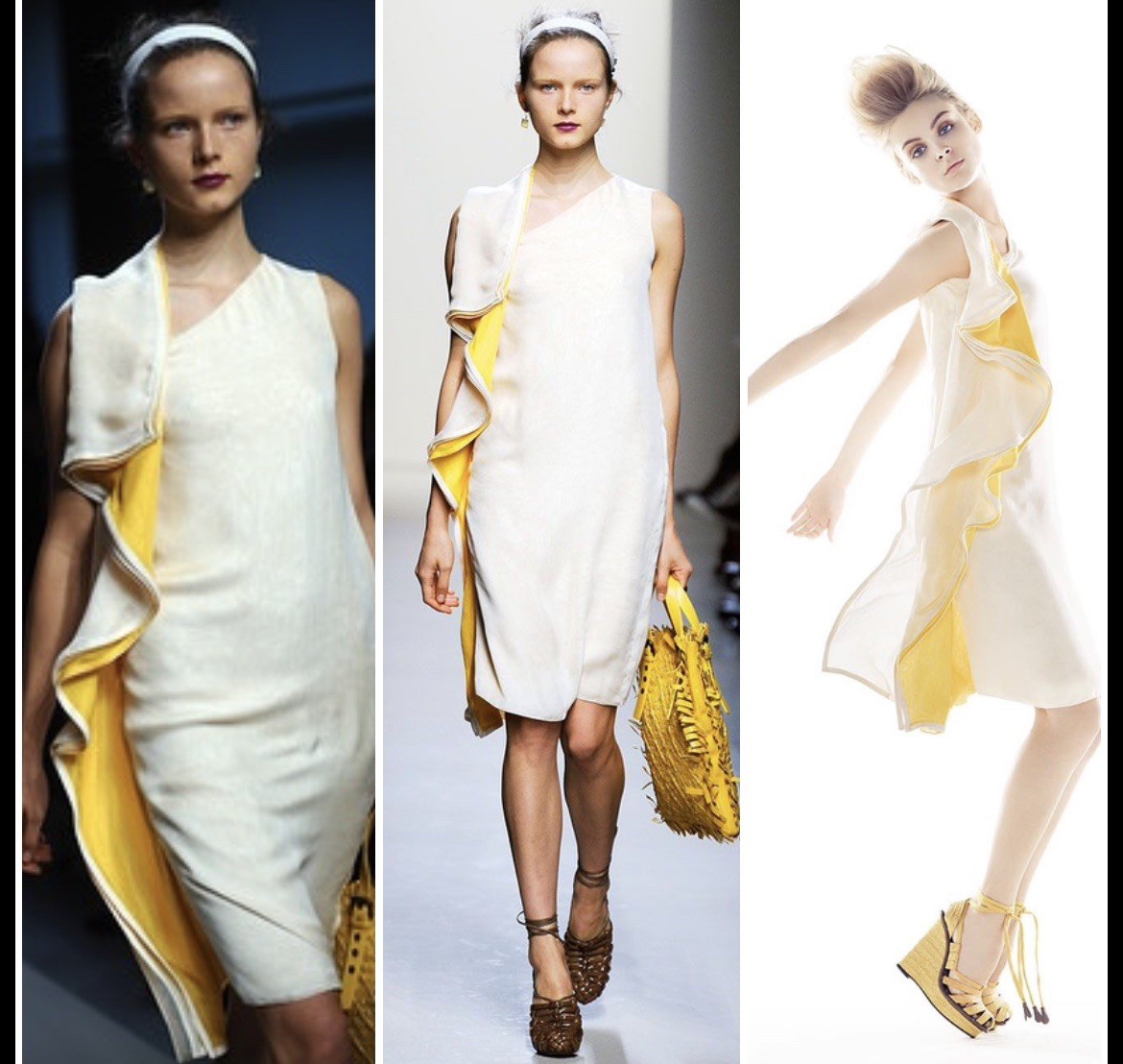 Vintage Bottega Veneta Runway 2010 Dress Size FR 40