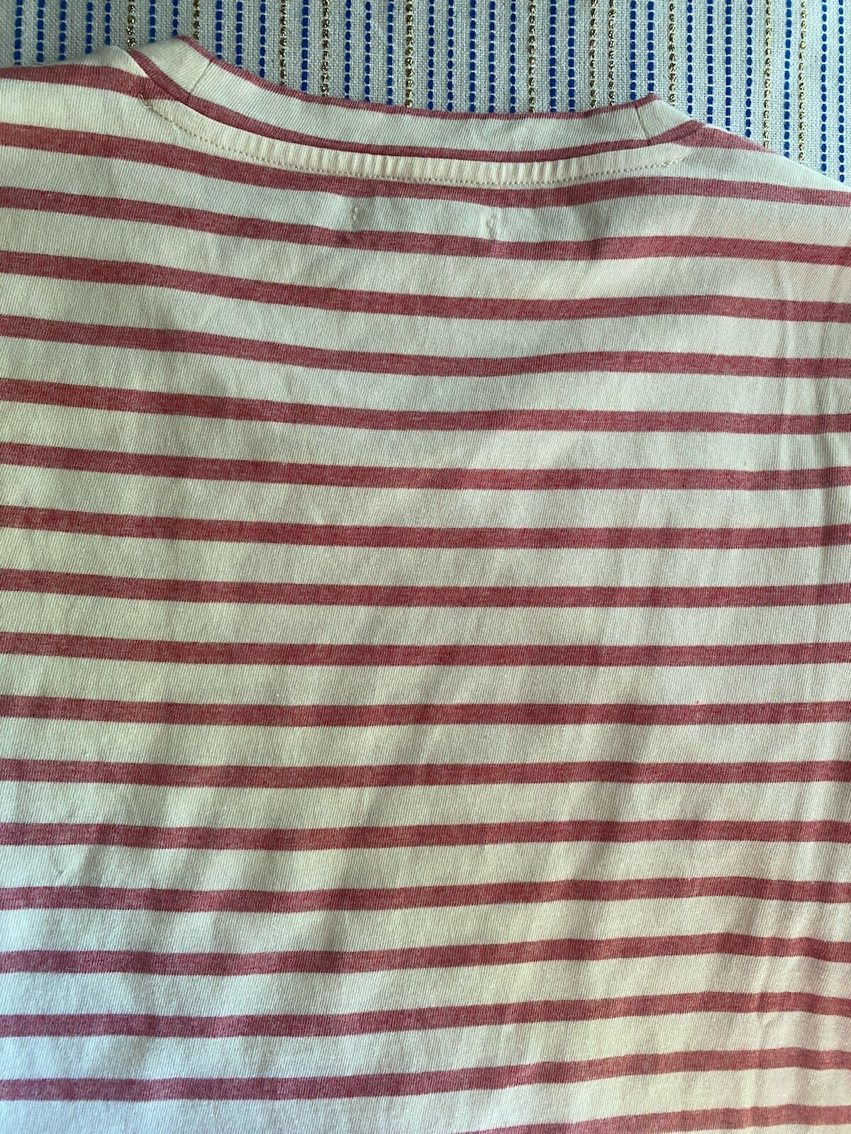 Madewell Mini Dress Muted Red/Cream Striped Retreat T-Shirt Sz XS NWT