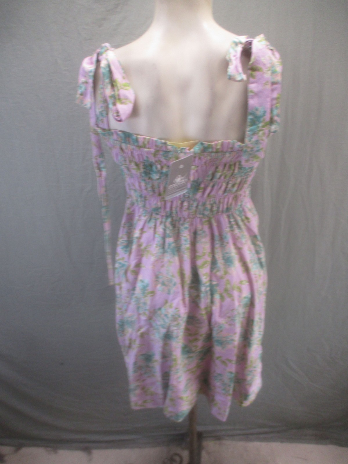NWT Judith March Size M Womens Multicolor Floral Ruffle Beauty Sundress 287