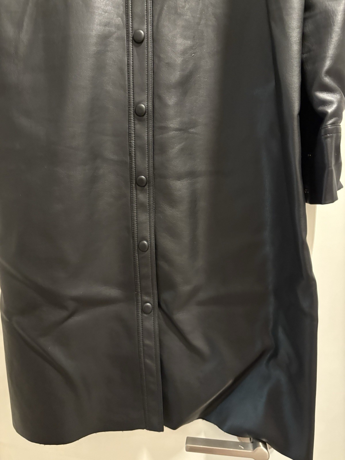 Black Vegan Shirtdress Size 6