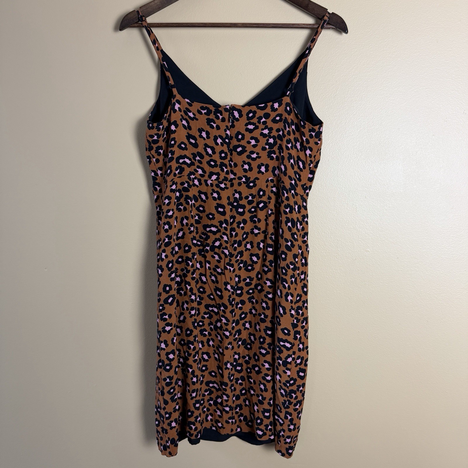Sanctuary Save the Date Cheetah Print Flirty Slip Dress S
