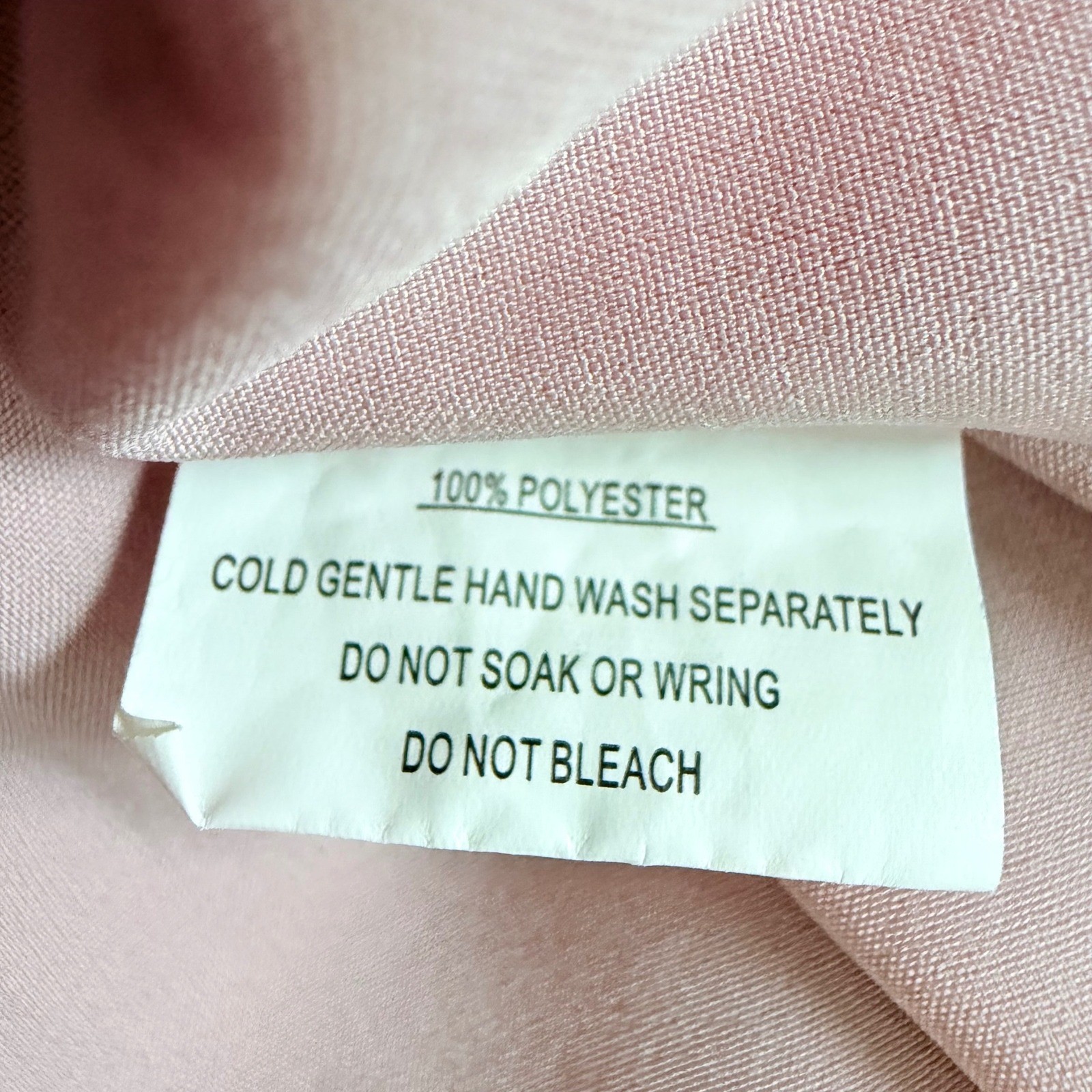 Saints + Secrets Pink Crinkle Ruffle Mini Dress Tie Front Smocked Waist Womens S