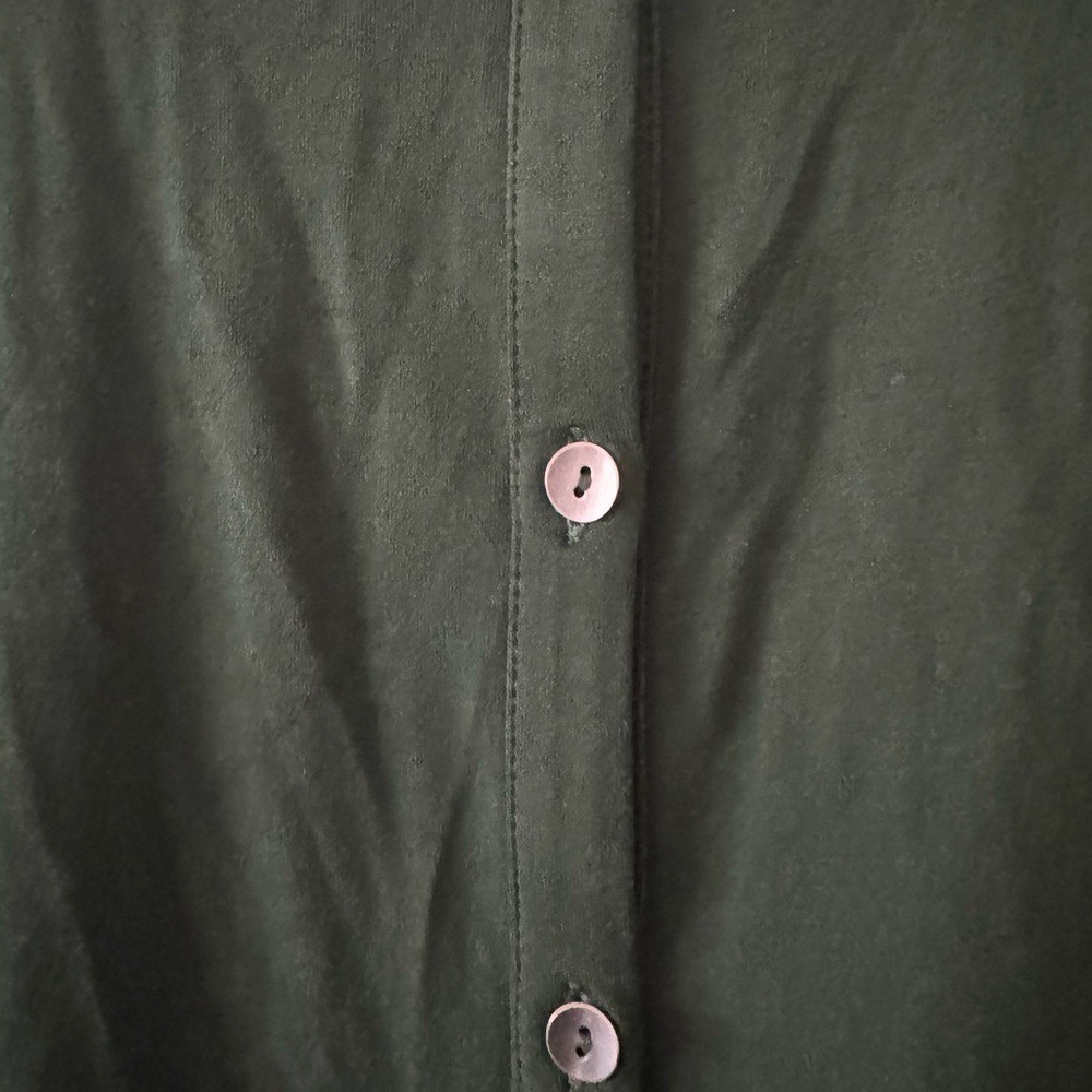 Green Button-Down Dress