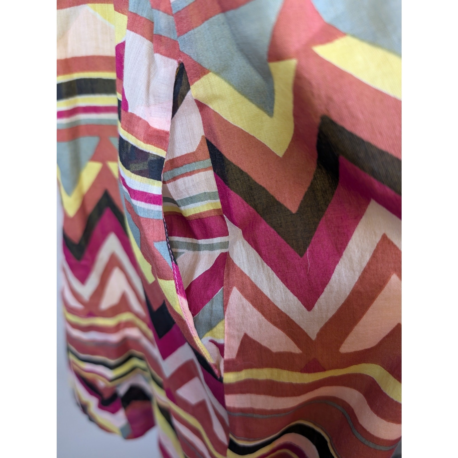M Missoni Printed Cotton Halter Mini Dress M US 6/ IT 42
