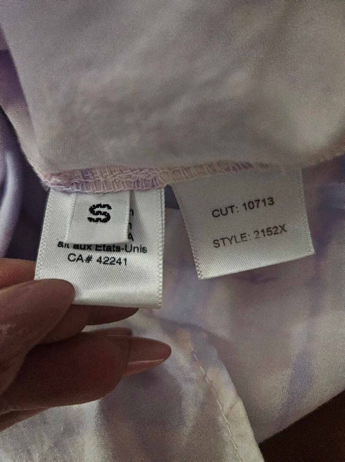 Stark X Dreamy Dress Ruffle Flutter Sleeve Size Small Poplin Tie Dye Euc