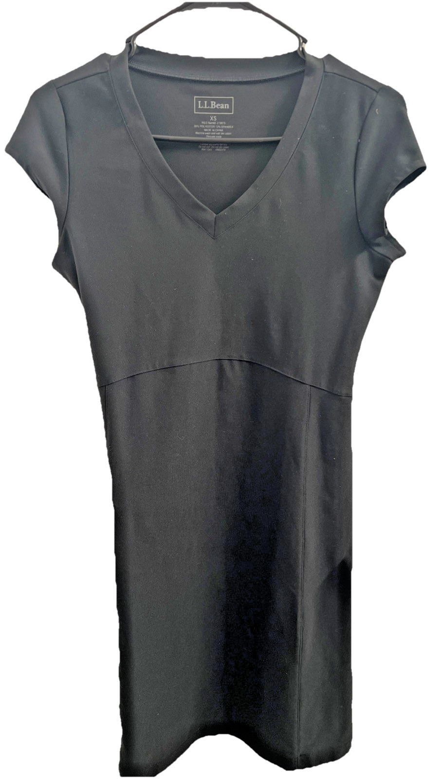 L.L. Bean, Perfect Fit, XS, Black, Travel Knit Dress – New Without Tags