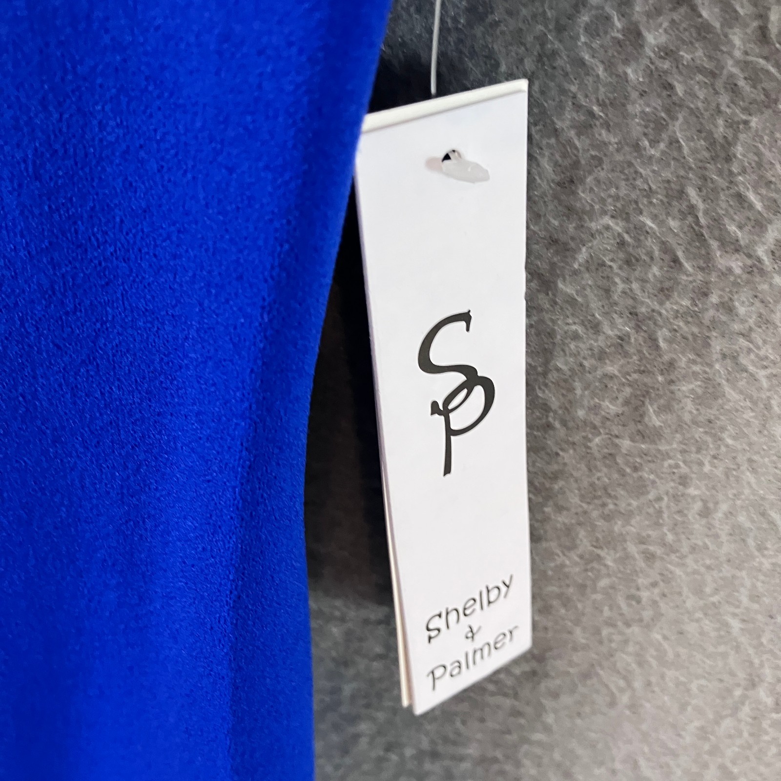 Shelby & Palmer Women’s Sheath Dress Size 6 Vibrant Blue Puff Sleeve Stretch NWT