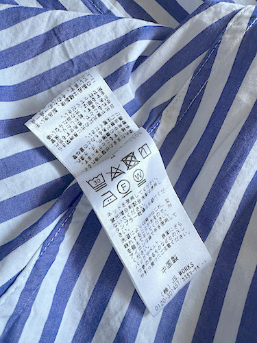 Journal Standard Blue White Striped 100% Cotton Shirt Dress Size M Relaxed Fit