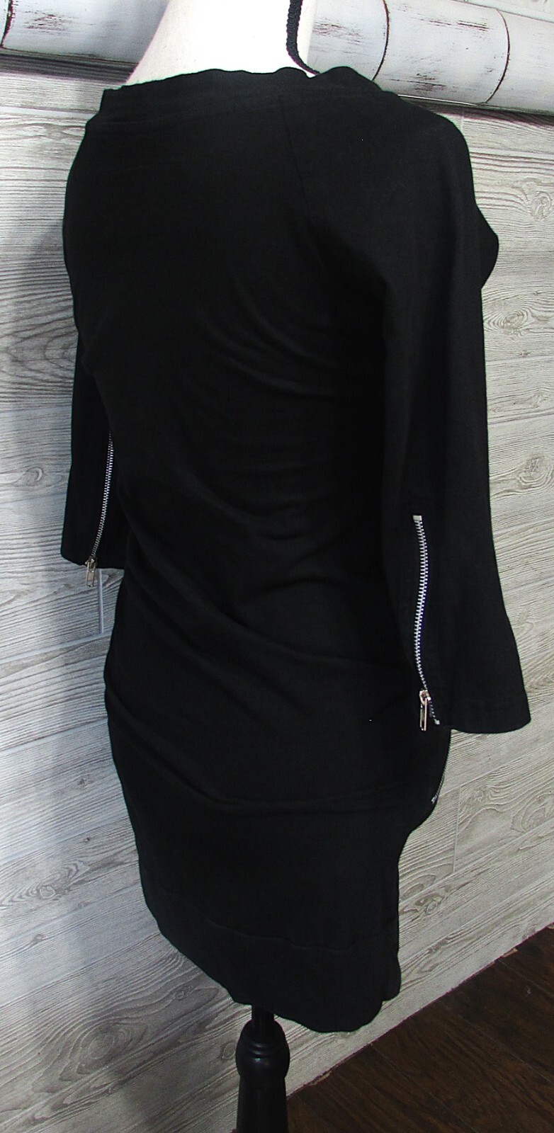 Vixxsin Black Dress S Anchor Zippers Gothabilly Rockabilly Nautical Punk Indie