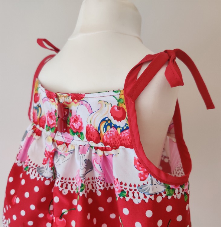 Ice Cream Print Dress by Serendipity Girls Designer Dresses