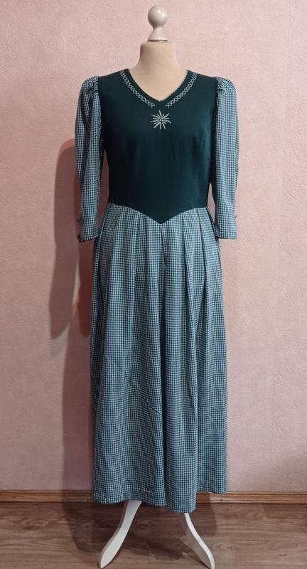Women dress multicolor wool 52-54