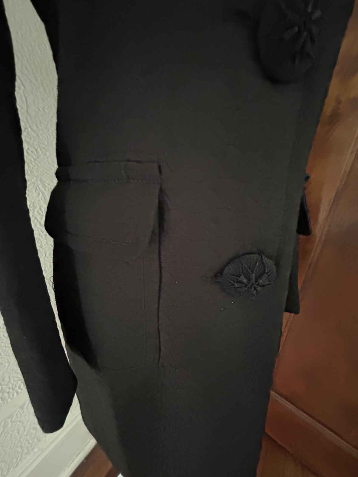 Max Studio Spring and Fall Black Lightweight Dress Coat, Women’s size 4