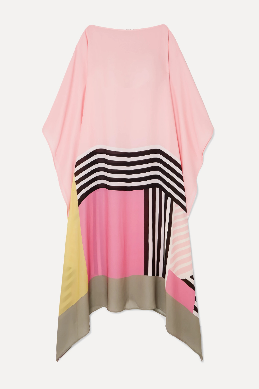 Soft Satin Silk Beach Wear , Beachwear Cover-Up Kaftan Gift For Mother J5587