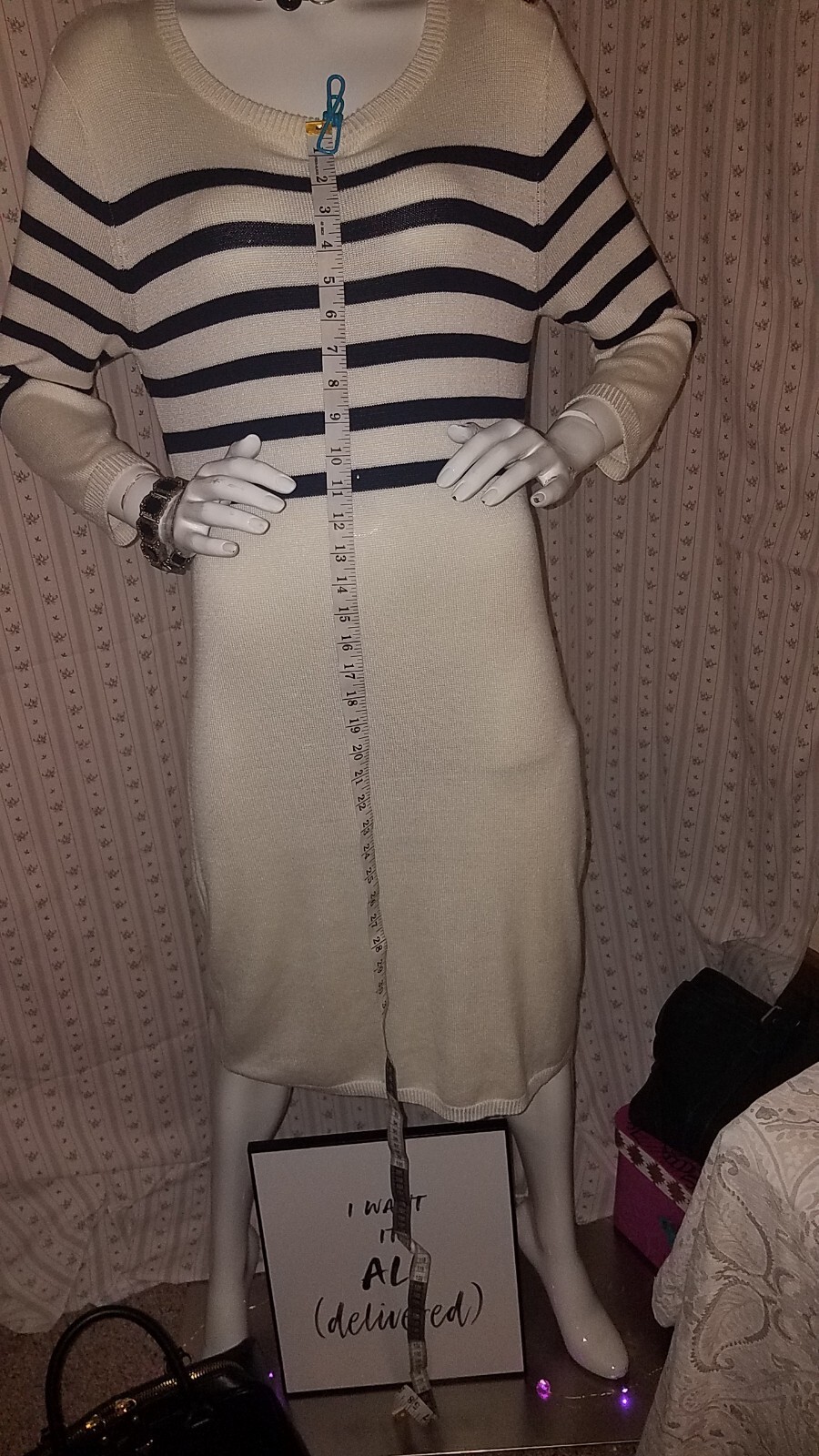 Willow and Wind Size Large Rayon fabric Sweater Dress