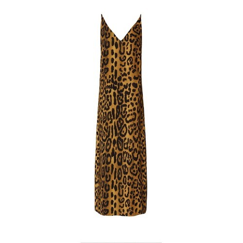 Adam Lippes Leopard Loose Cami Dress Size 4 MSRP: $310