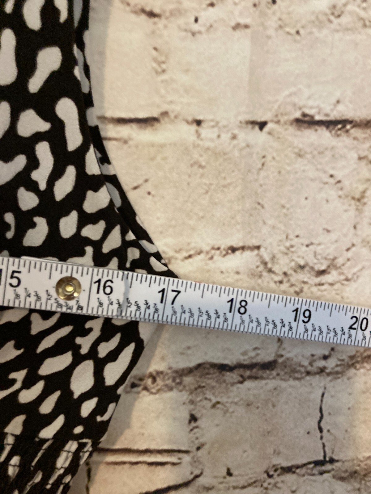 Enfocus Studio Dress Women 8 Chocolate Brown Animal Print Padded Stretch Cheetah