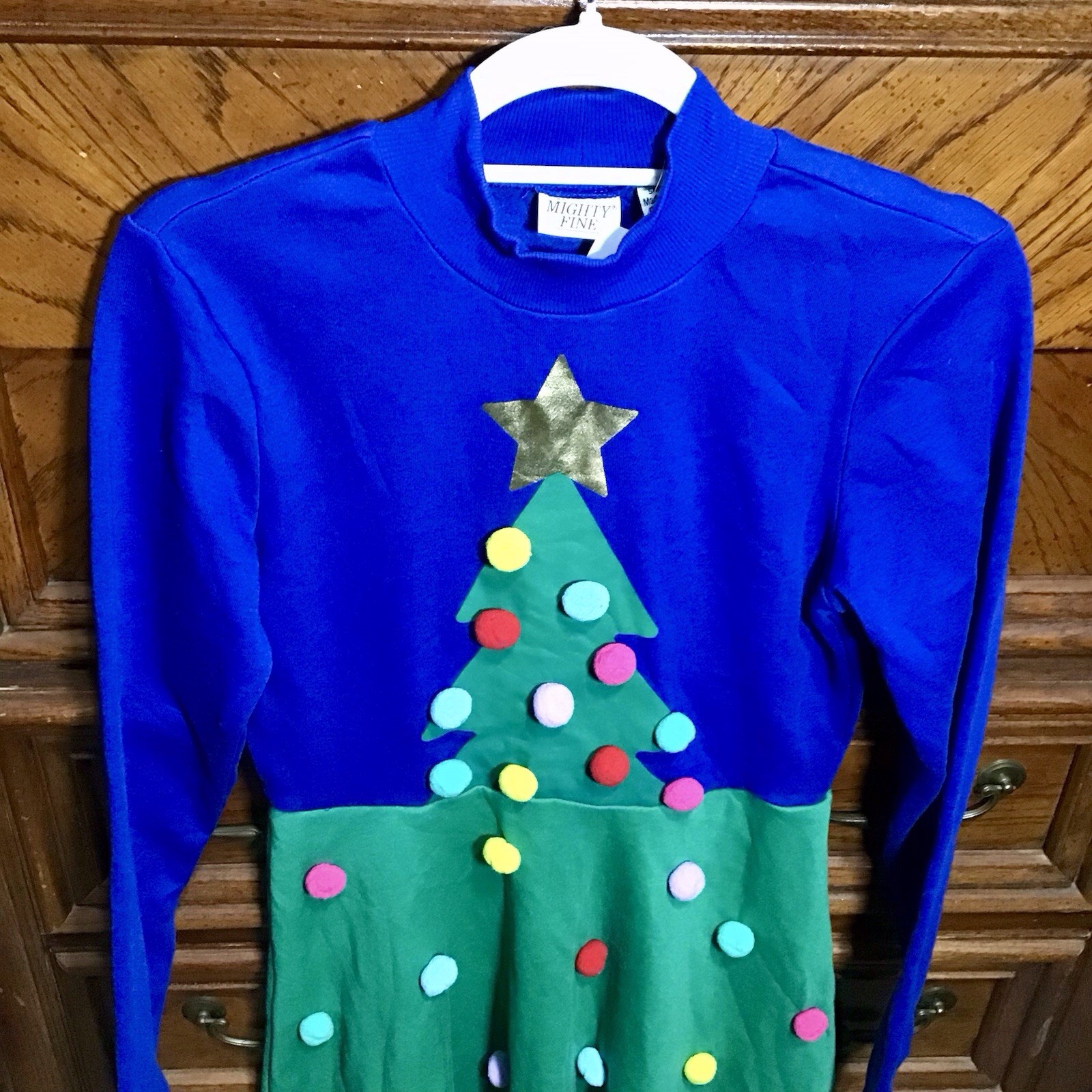 NWT Mighty Fine Christmas Tree Dress Size S