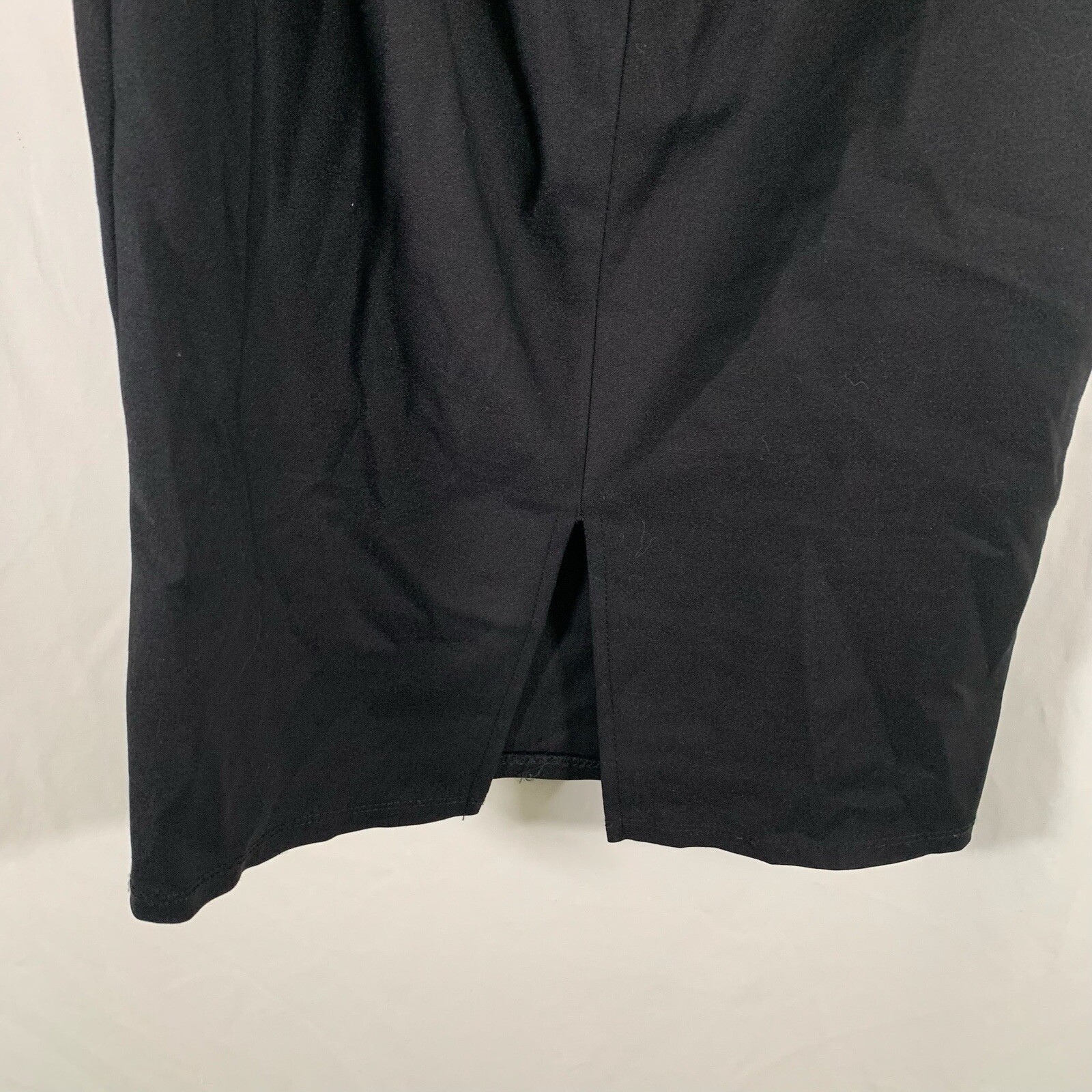 Tobi Mini Dress Women’s Medium Solid Black Zip Hook Eye Back Sleeveless Layered