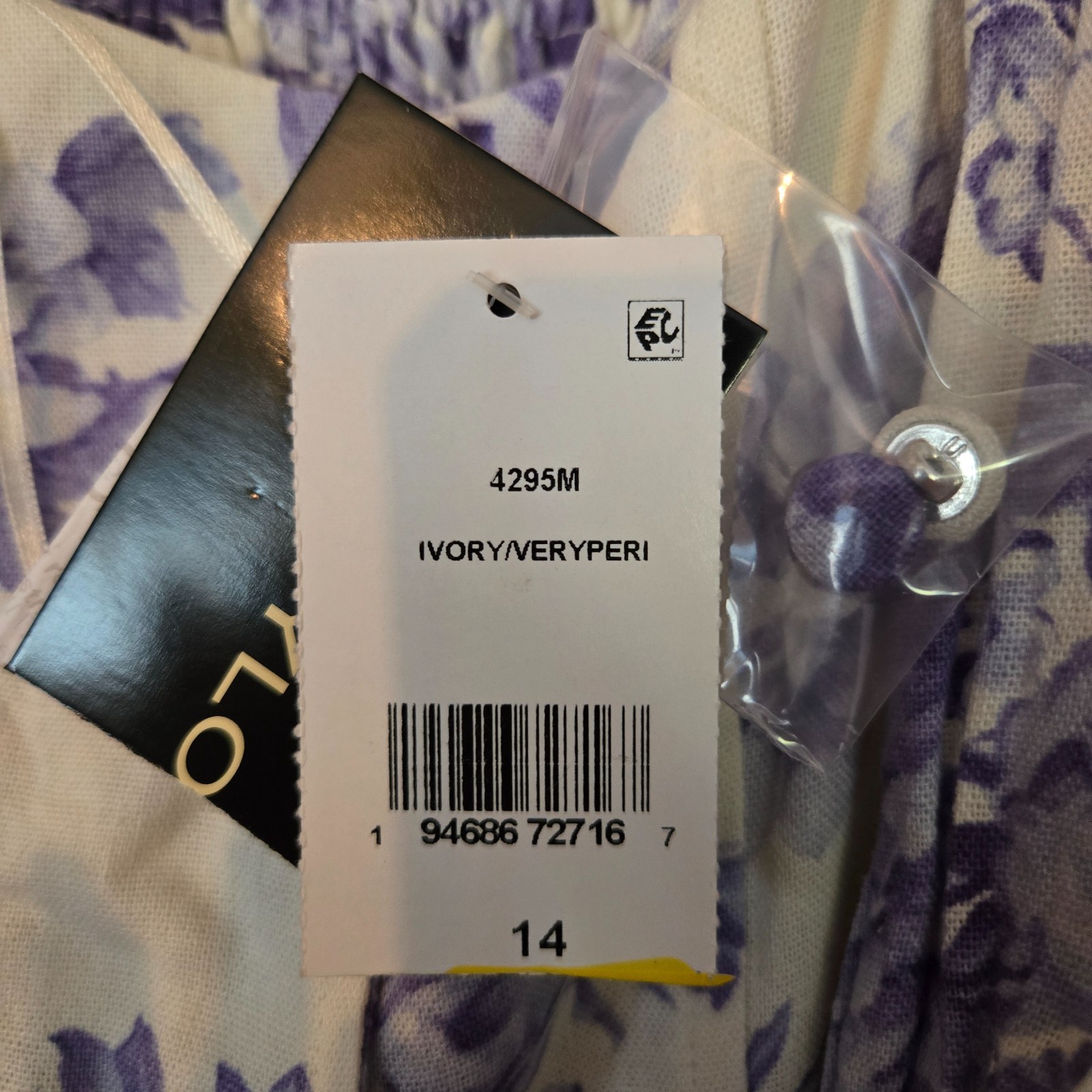NWT TAYLOR Rose Button Down Tie Bodice Midi Dress Size 14 Boho Cottagecore